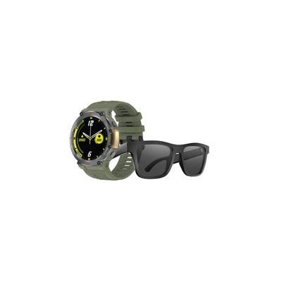 Green Lion 2 In 1 Smart Combo Pack | Audio Glass & Smart Watch
