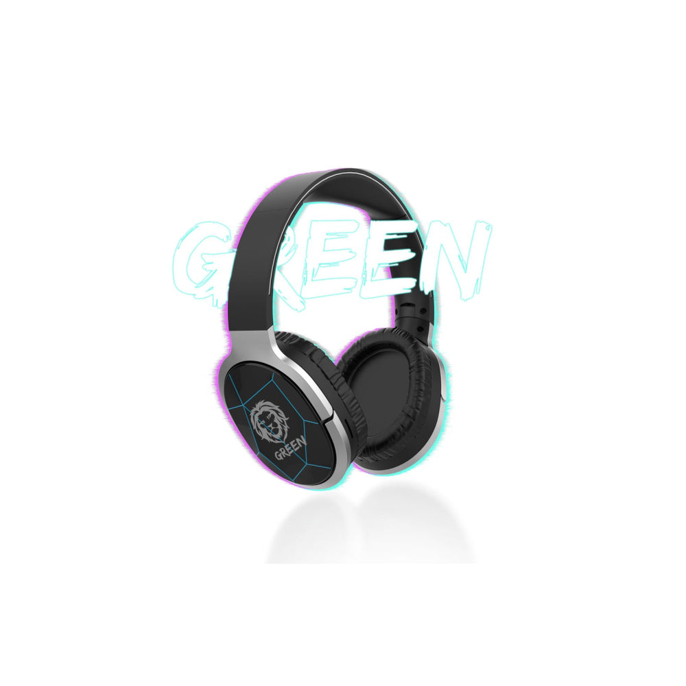 Green Lisbon Series Wireless On-Ear Headphones with Mic
