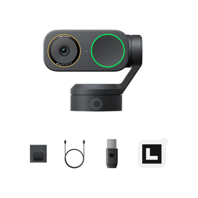 Insta360 Link 2 Pro & Link 2C Pro 4K AI Webcam Link 2 Pro | Graphite Black
