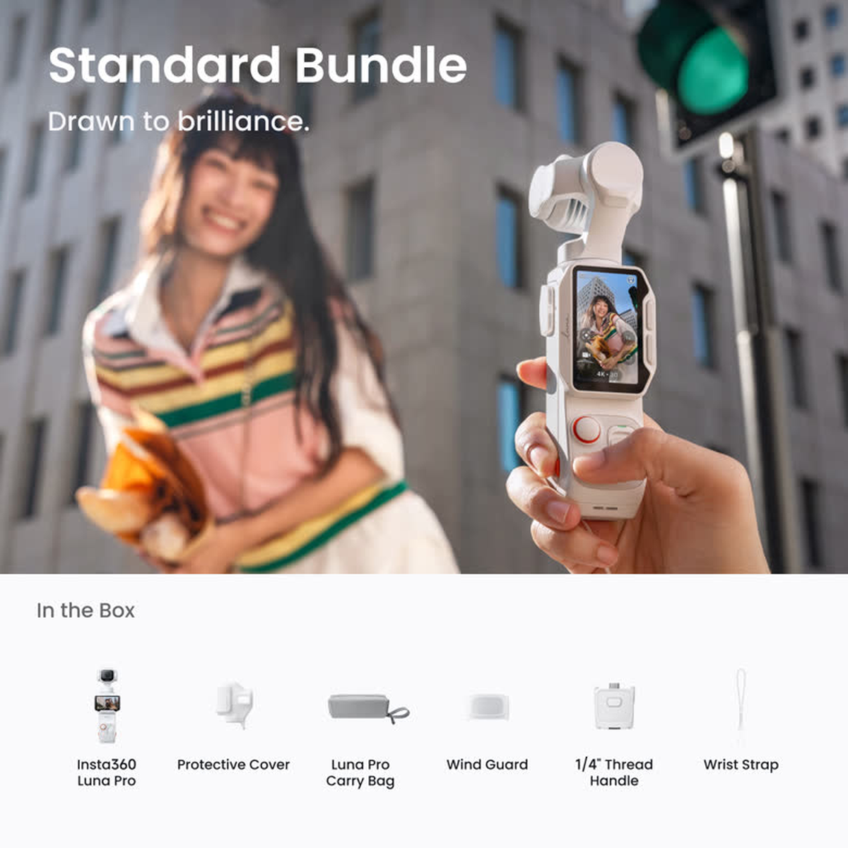Insta360 Luna Pro Stellar White Standard Bundle