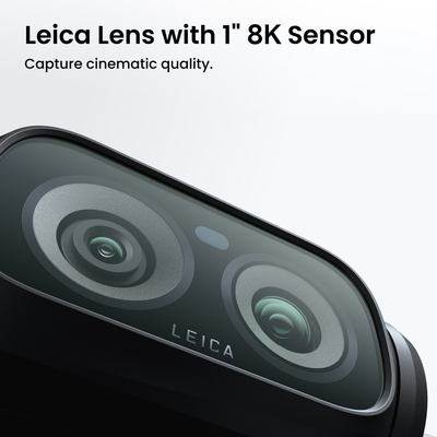 Insta360 Luna Ultra Dual-Lens 8K Gimbal Camera - Standard Bundle - Midnight Black