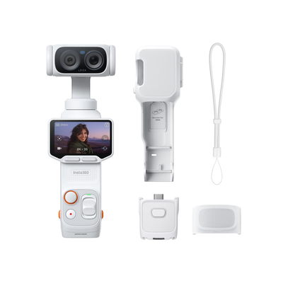 Insta360 Luna Ultra Dual-Lens 8K Gimbal Camera - Standard Bundle - Moonlight White
