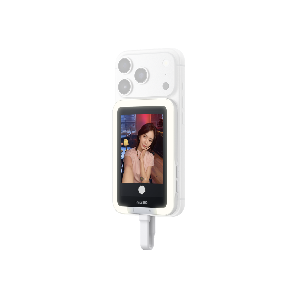 Insta360 Snap Selfie Screen - Selfie Screen with Light