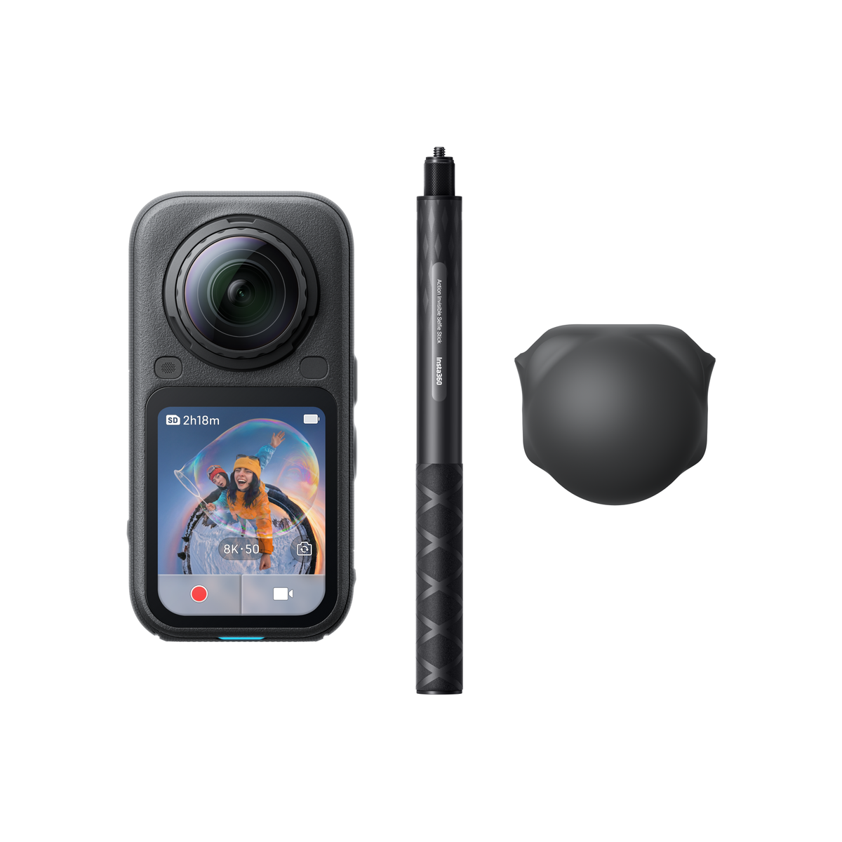 Insta360 X6 8K 360 Action Camera Midnight Black