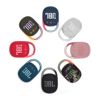 JBL Clip 4 Ultra-Portable Waterproof Bluetooth Speaker Blue