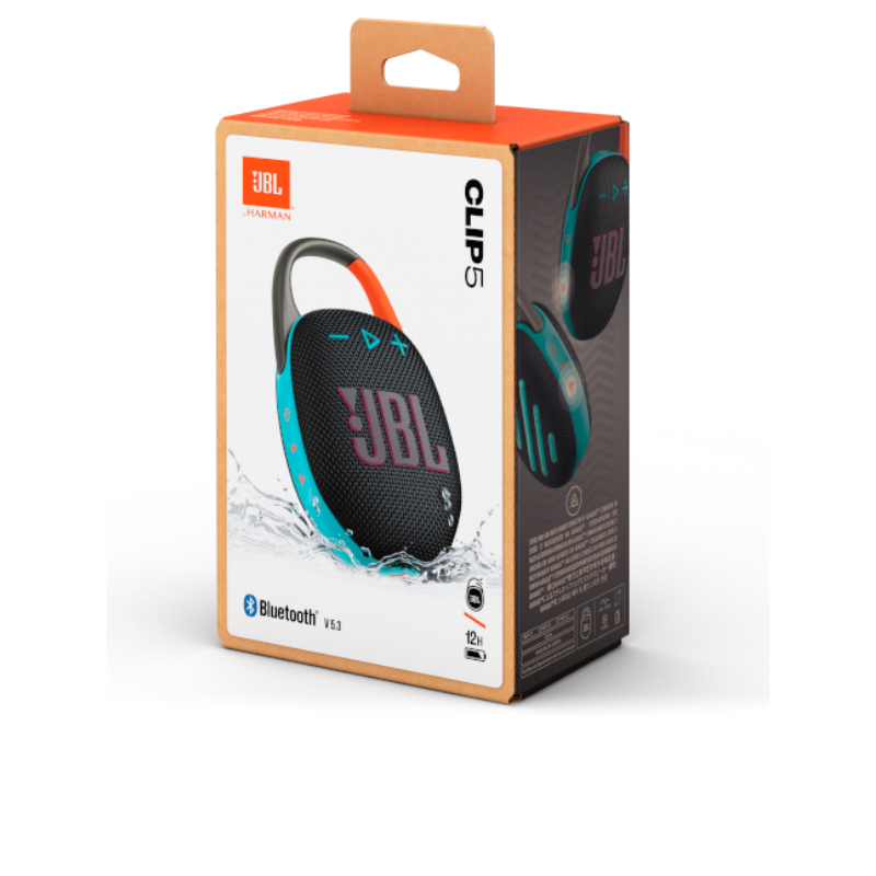 JBL Clip 5 Ultra-Portable Waterproof Speaker features