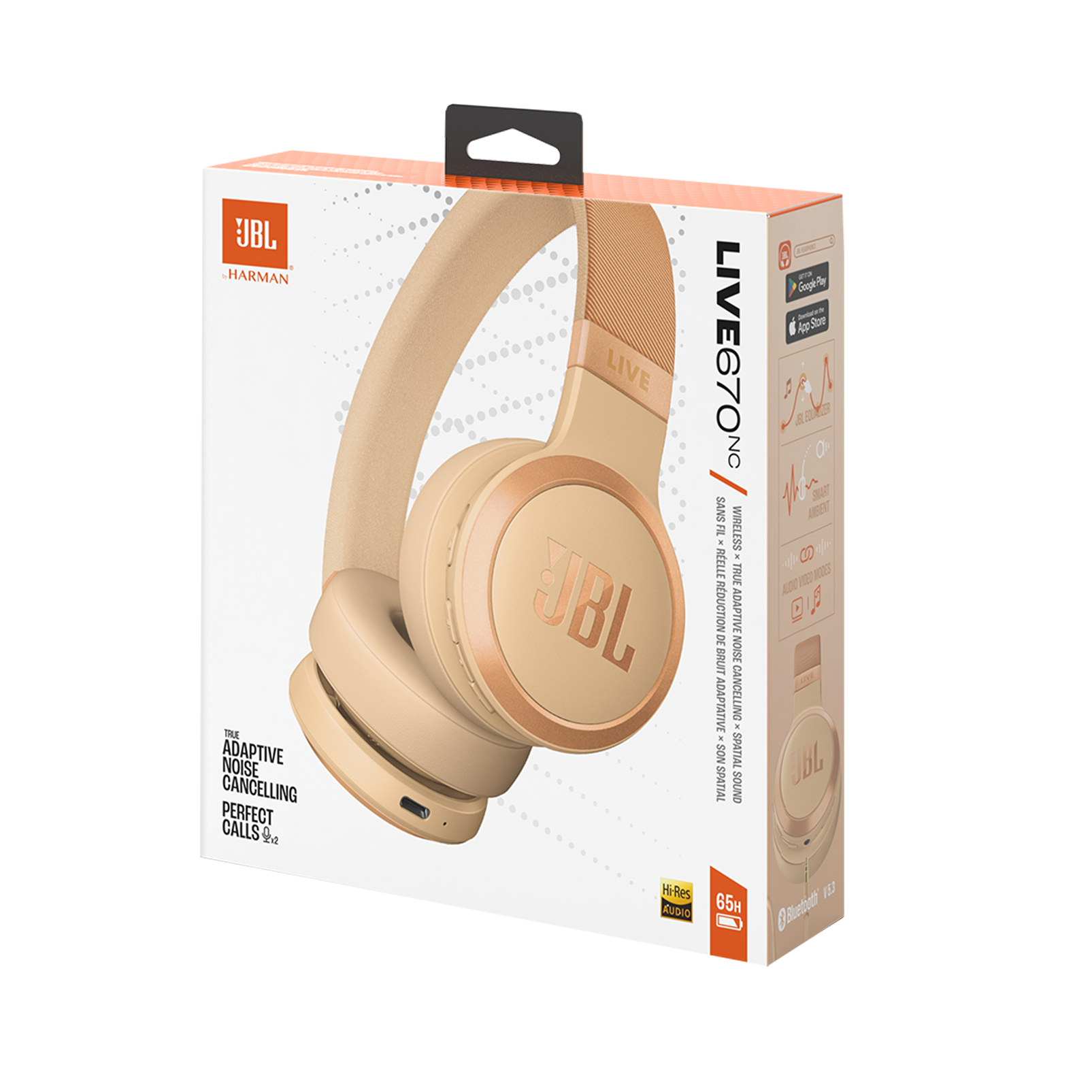 JBL Live 670NC Sandstone