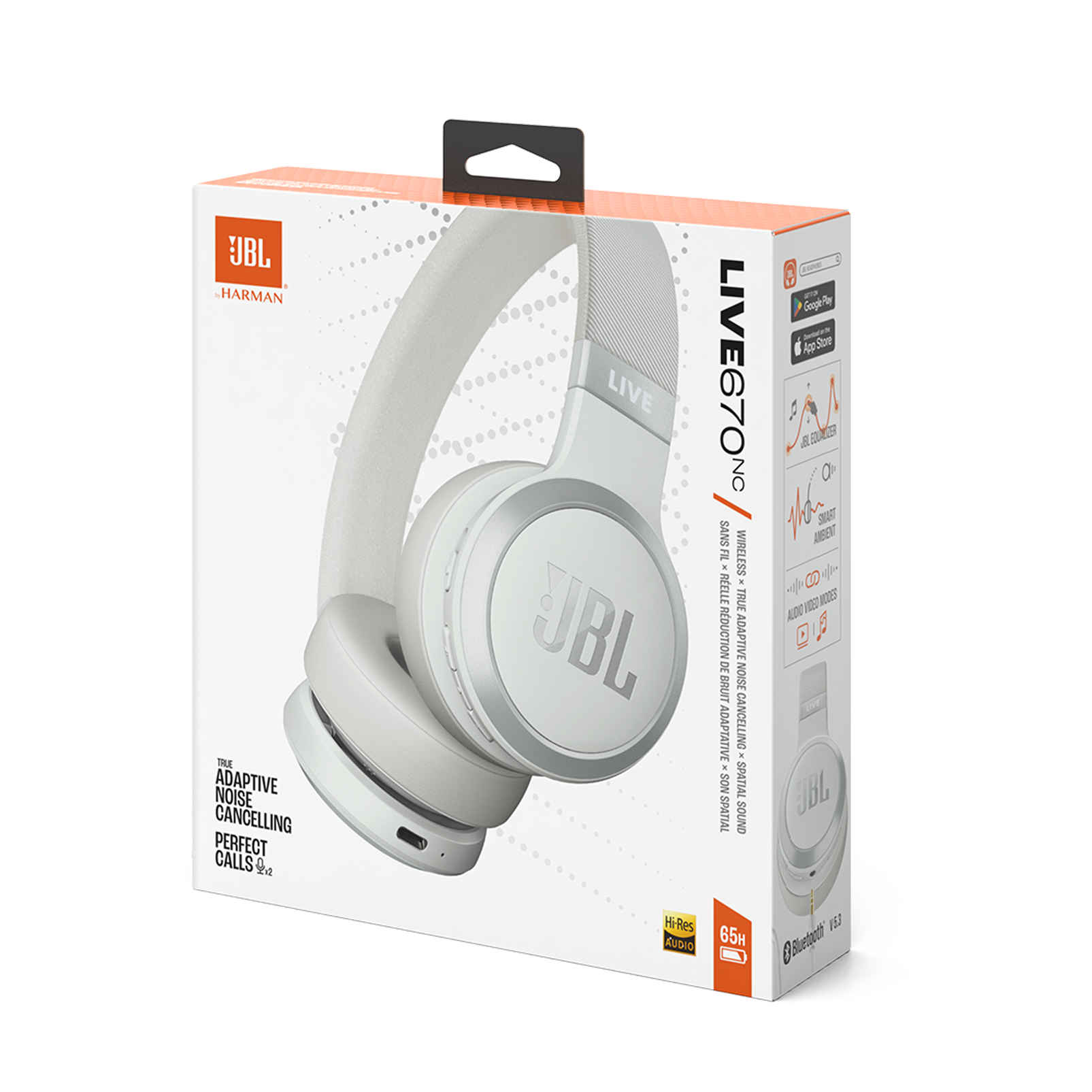JBL Live 670NC White