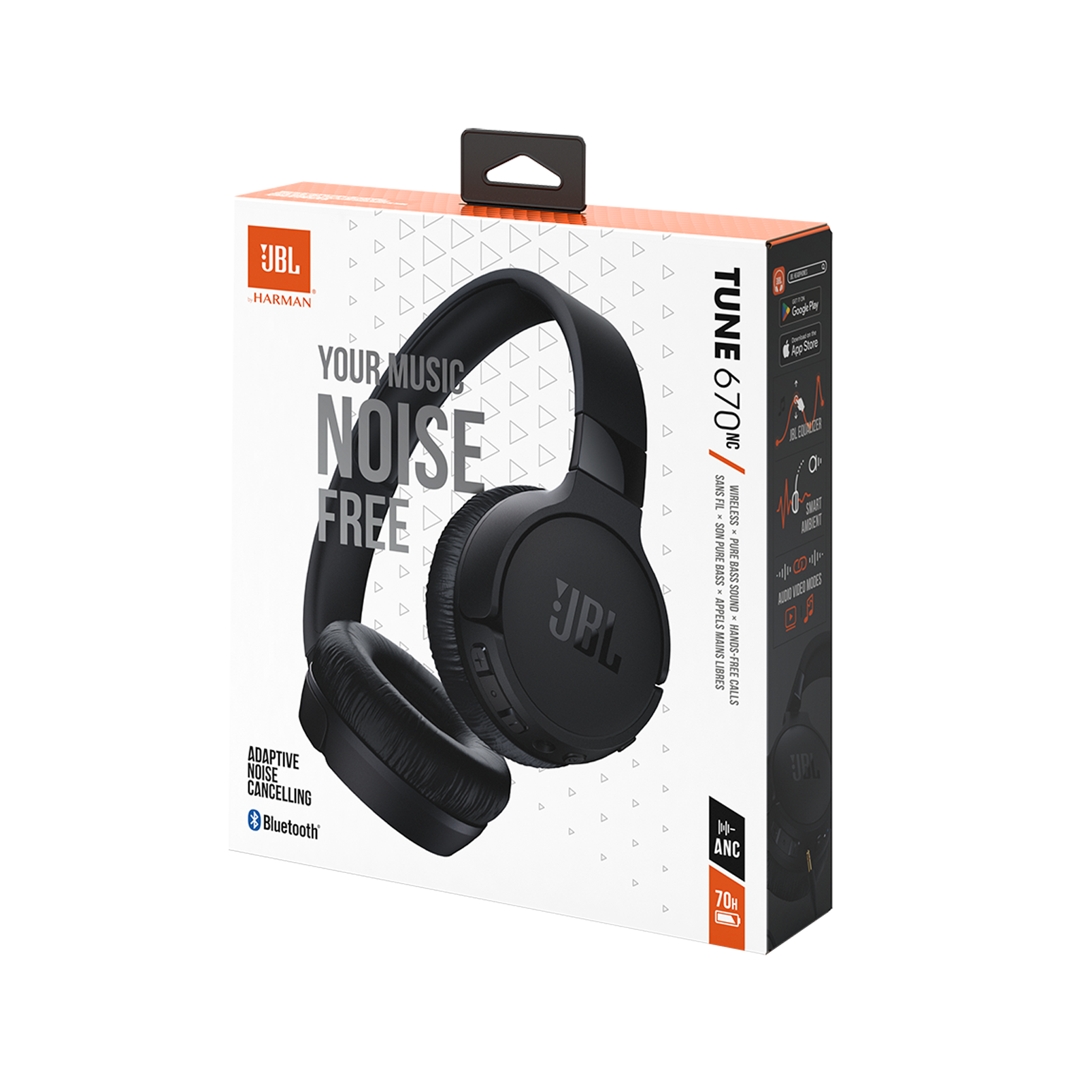 JBL Tune 670NC Black