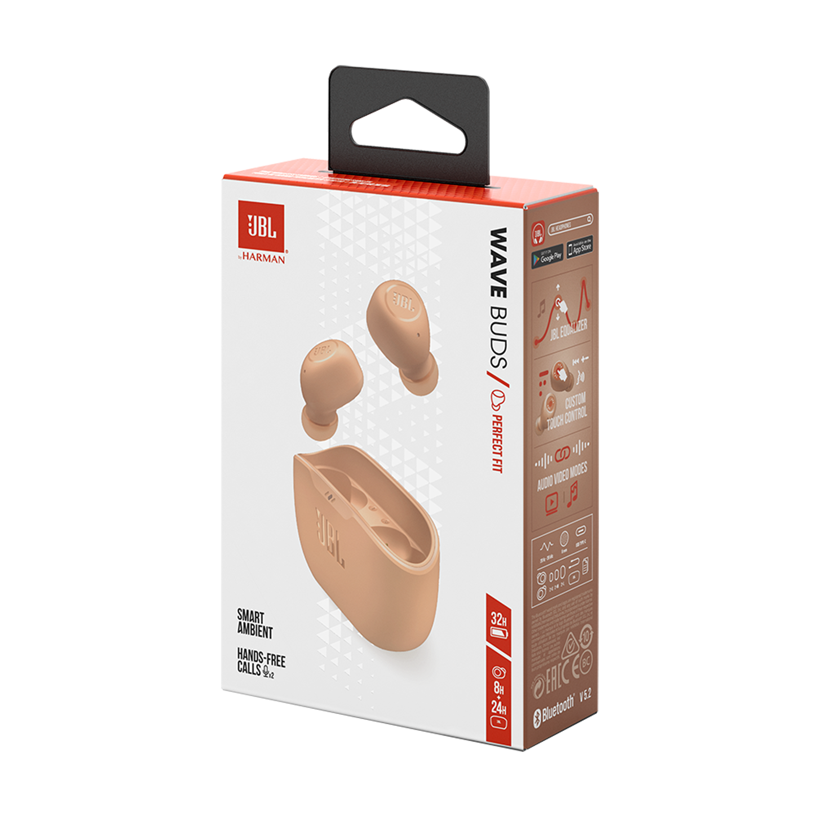 JBL Wave Buds Beige
