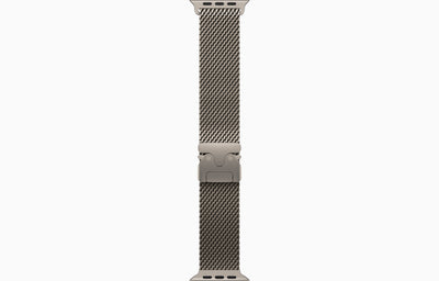 Apple Watch Ultra 2 Natural Titanium Case Milanese Loop.