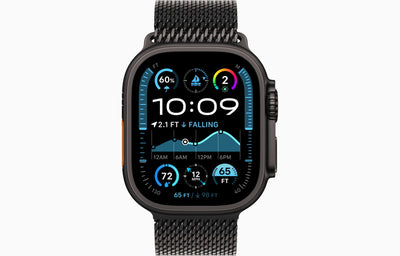 Apple Watch Ultra 2 Black Titanium Case Milanese.