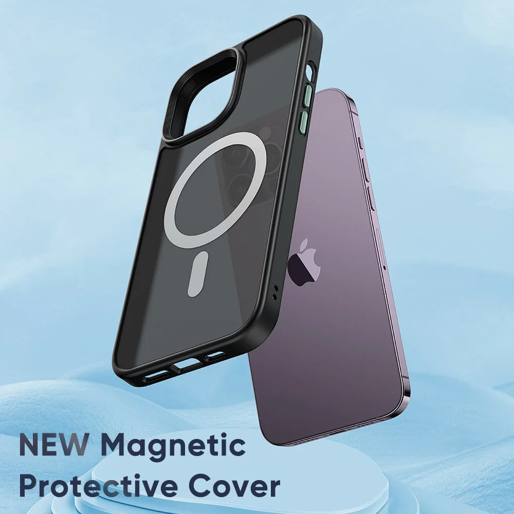 Mcdodo Magnetic Protective iPhone 14 Series Magsafe Phone Case Black