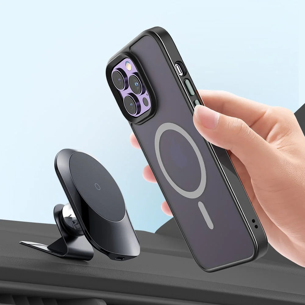 Mcdodo Magnetic Protective iPhone 14 Series Magsafe Phone Case Black