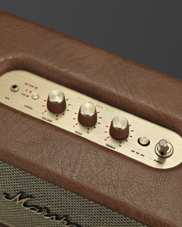 Marshall Acton III Wireless Speaker Brown
