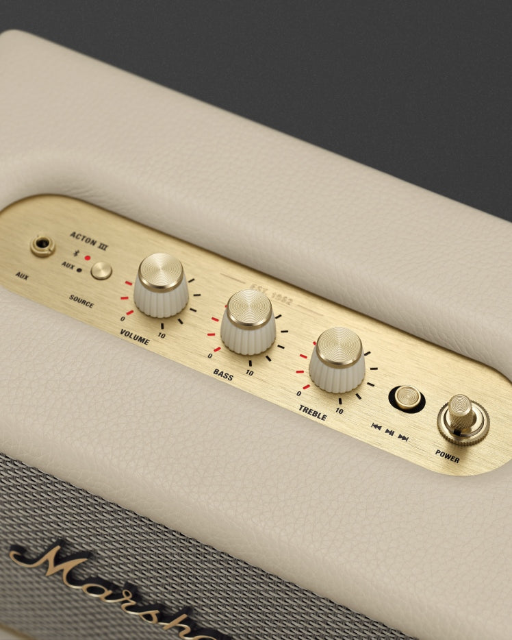 Marshall Acton III Wireless Speaker Cream