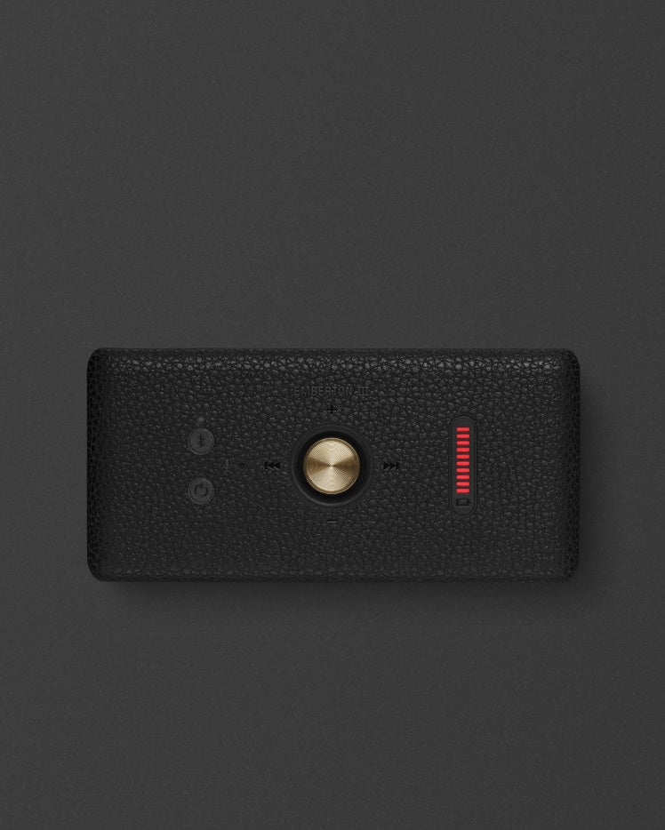 Marshall Emberton III Portable Speaker Black And Brass