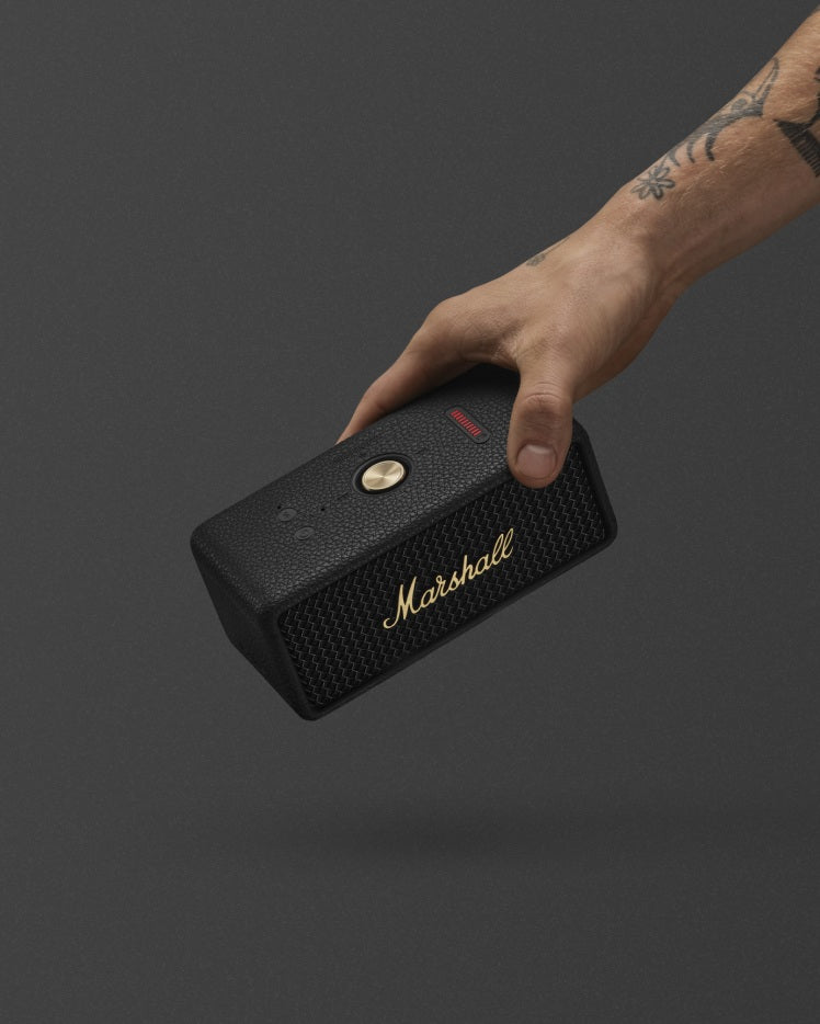 Marshall Emberton III Portable Speaker Black And Brass