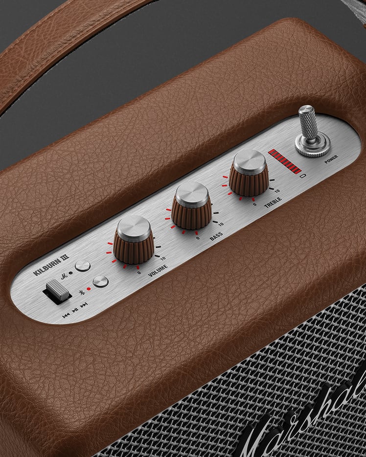 Marshall Kilburn III Wireless Speaker Brown