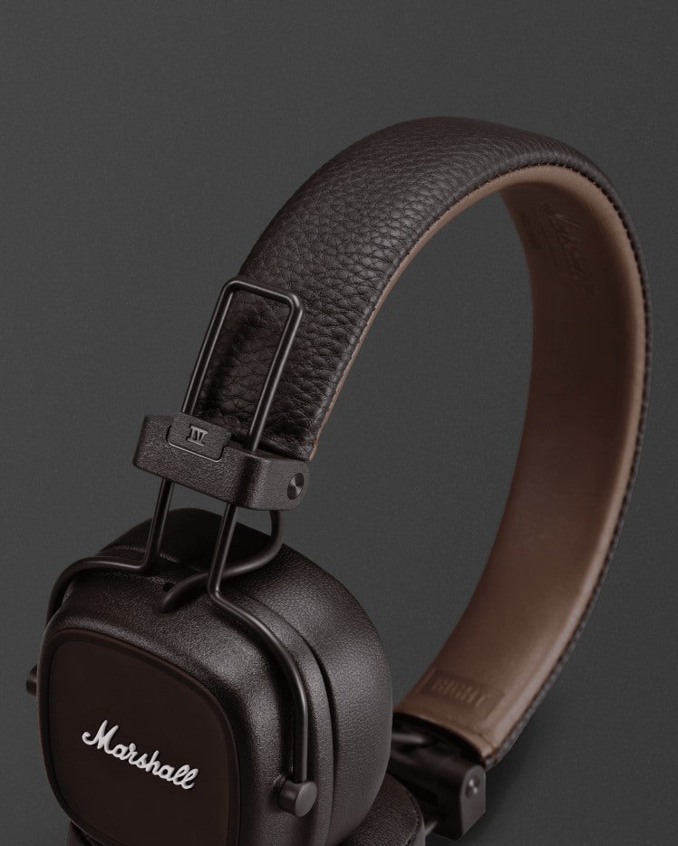 Marshall Major IV Wireless Headphones Brown