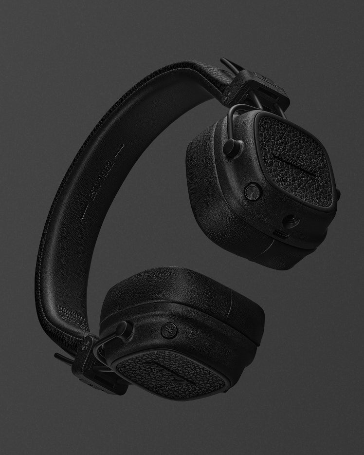 Marshall Major V On-Ear Headphones Pitch Black