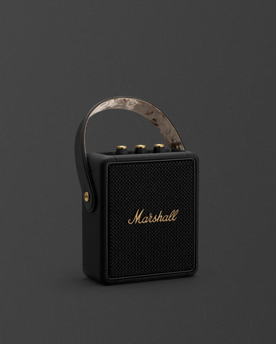 Marshall Stockwell II Portable Speaker Black And Brass