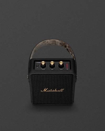 Marshall Stockwell II Portable Speaker Black And Brass