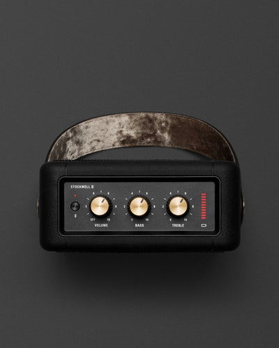 Marshall Stockwell II Portable Speaker Black And Brass