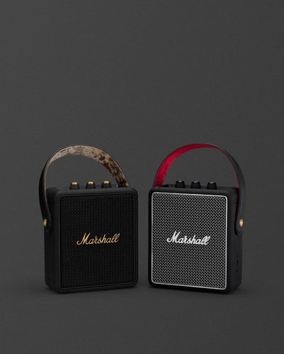 Marshall Stockwell II Portable Speaker Black And Brass