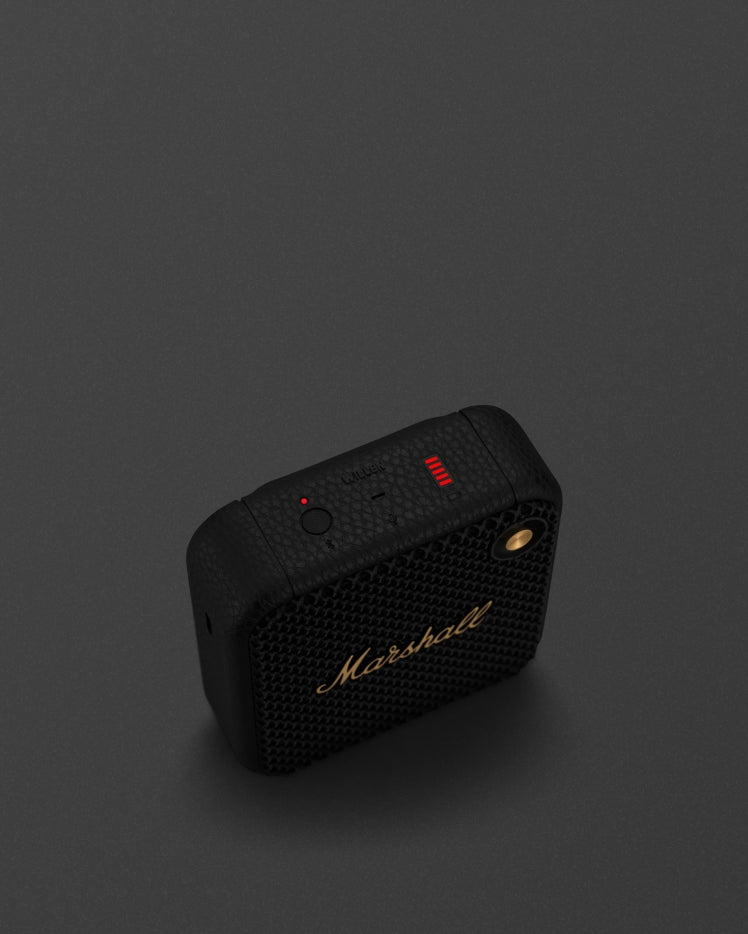 Marshall Willen Portable Speaker Black And Brass