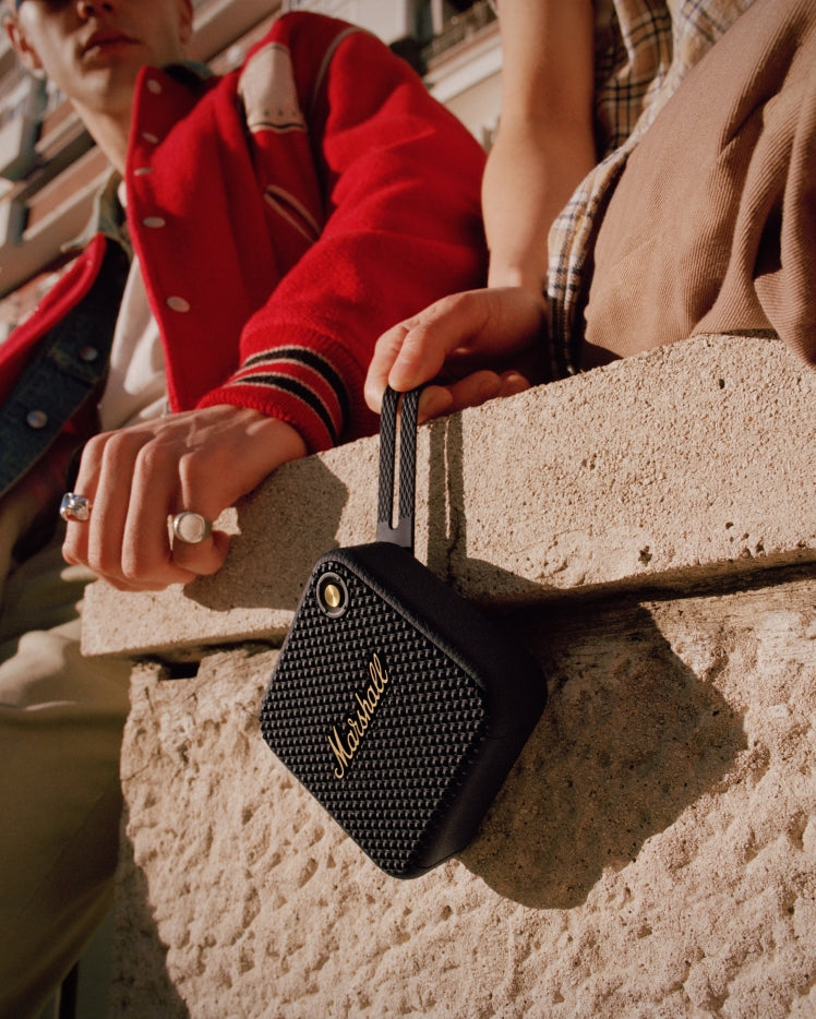 Marshall Willen Portable Speaker Black And Brass