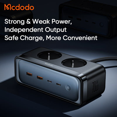 Mcdodo 6 in 170W GaN Lightning Protection Power Strip