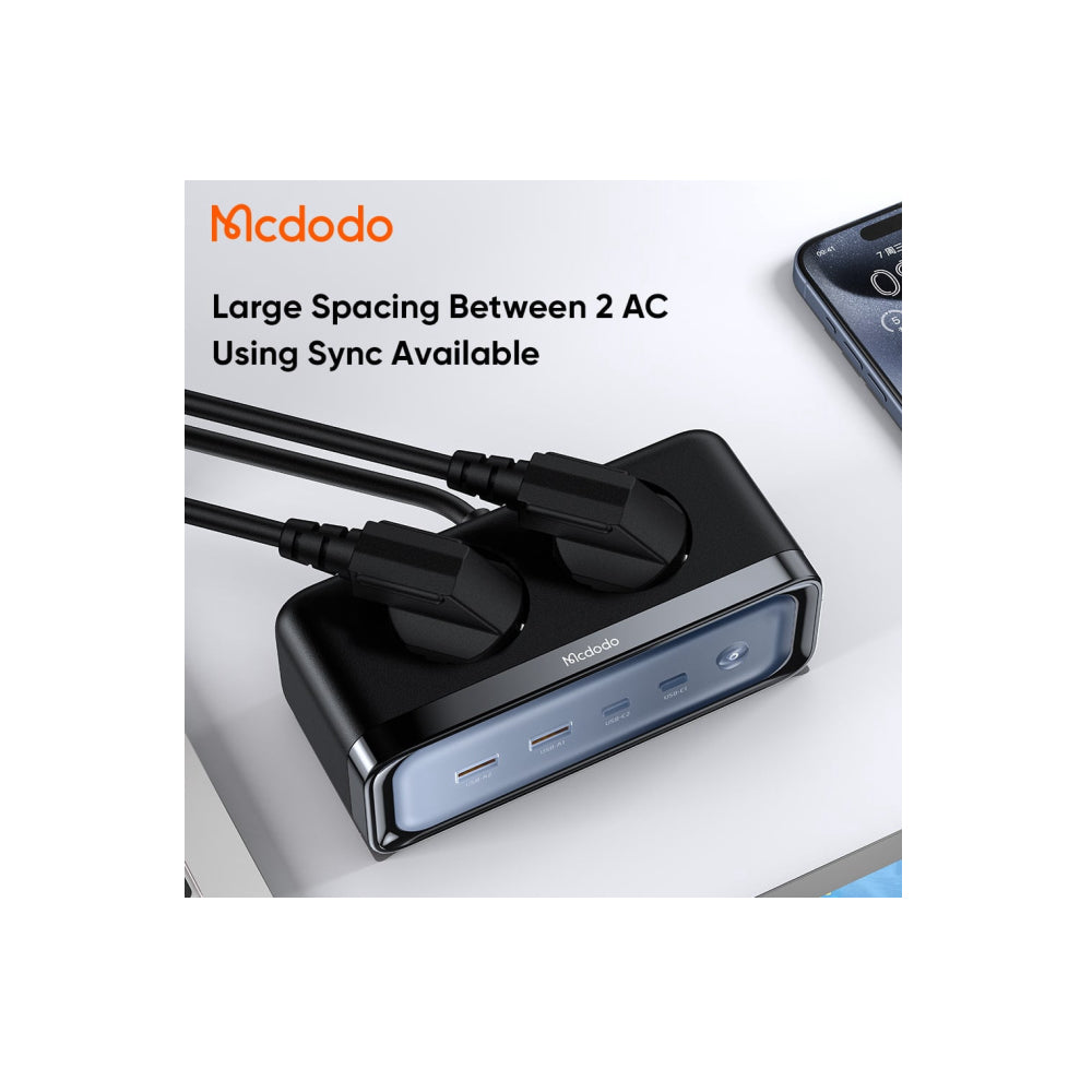 Mcdodo 6 in 170W GaN Lightning Protection Power Strip