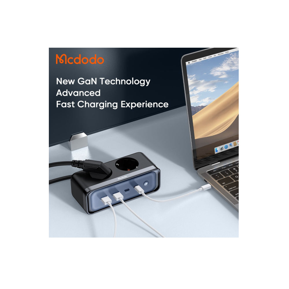 Mcdodo 6 in 170W GaN Lightning Protection Power Strip