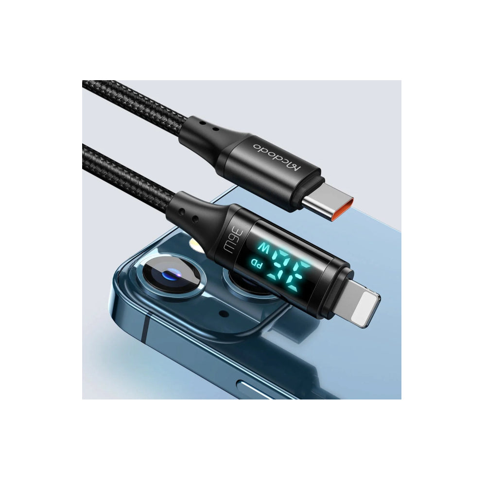 Mcdodo Digital HD Type-c to Lightning 36W Data Cable 1.2m