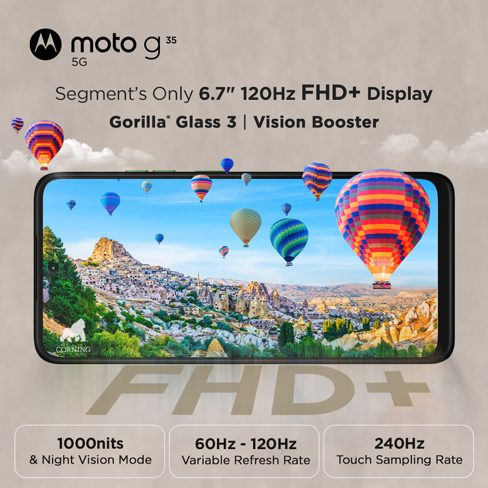 Motorola Moto G35 5G features