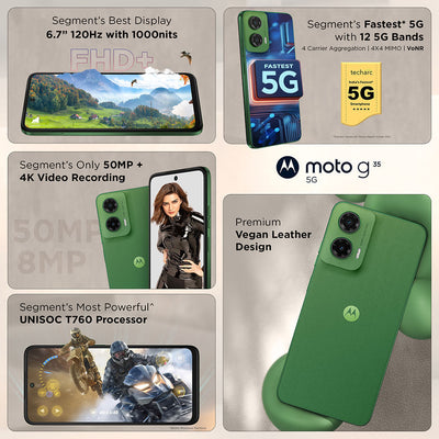 Motorola Moto G35 5G Leaf Green