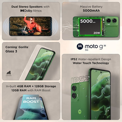 Motorola Moto G35 5G Leaf Green