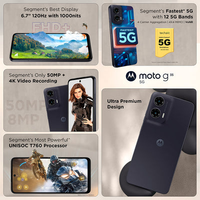 Motorola Moto G35 5G Midnight Black