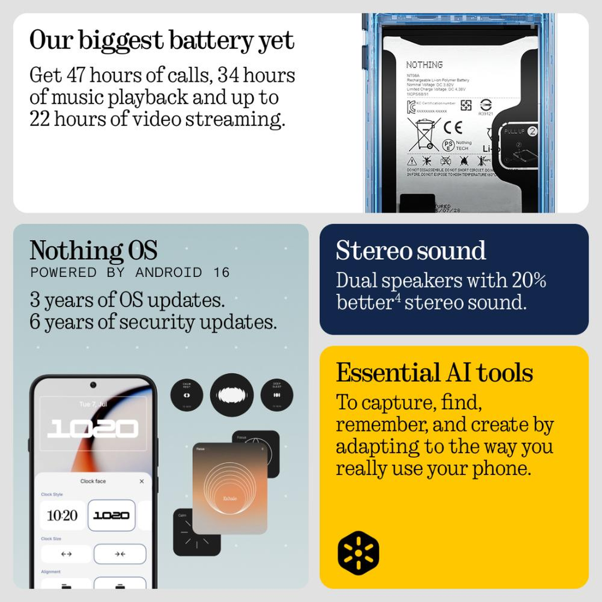Nothing Phone (4b) 5G Blue
