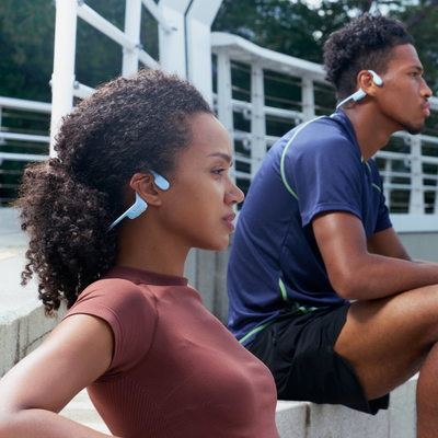 Shokz OpenRun Air 2 Bone Conduction Headphones Black