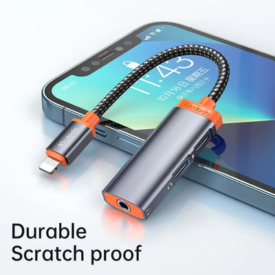 Mcdodo Oryx Series 3 in 1 Lighitning to DC3.5+Dual Lightning