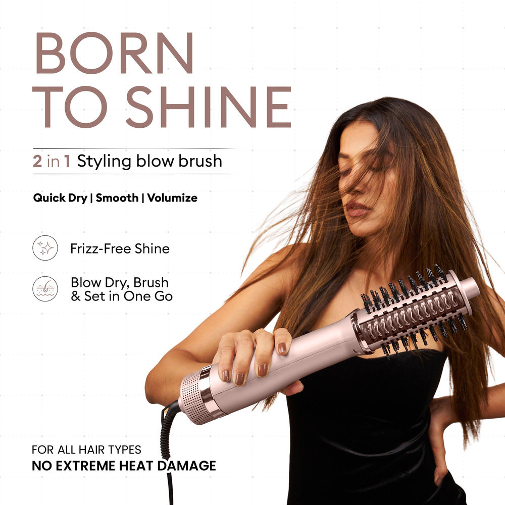PROTOUCH Born To Shine 2-in-1 Styling Blow Brush