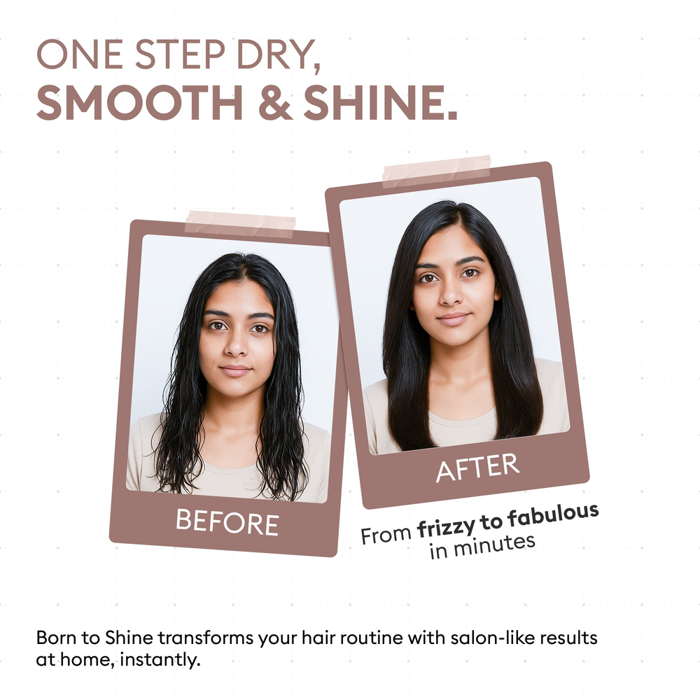 PROTOUCH Born To Shine 2-in-1 Styling Blow Brush