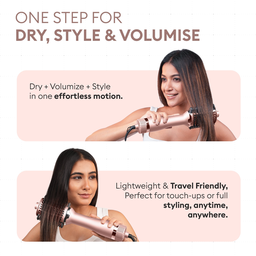 PROTOUCH Born To Shine 2-in-1 Styling Blow Brush