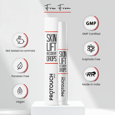PROTOUCH Skin Lift Combo | Skin lift Device New and Improved & Recovery Drops | Anti ageing, Bright & Firm Younger Looking Skin