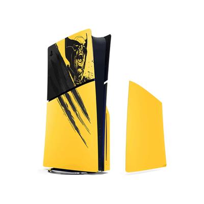 PS5 Console Covers (Slim) Marvel's Wolverine Battle Yellow Limited Edition Battle Yellow