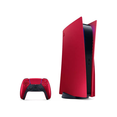 PS5 Console Covers Volcanic Red