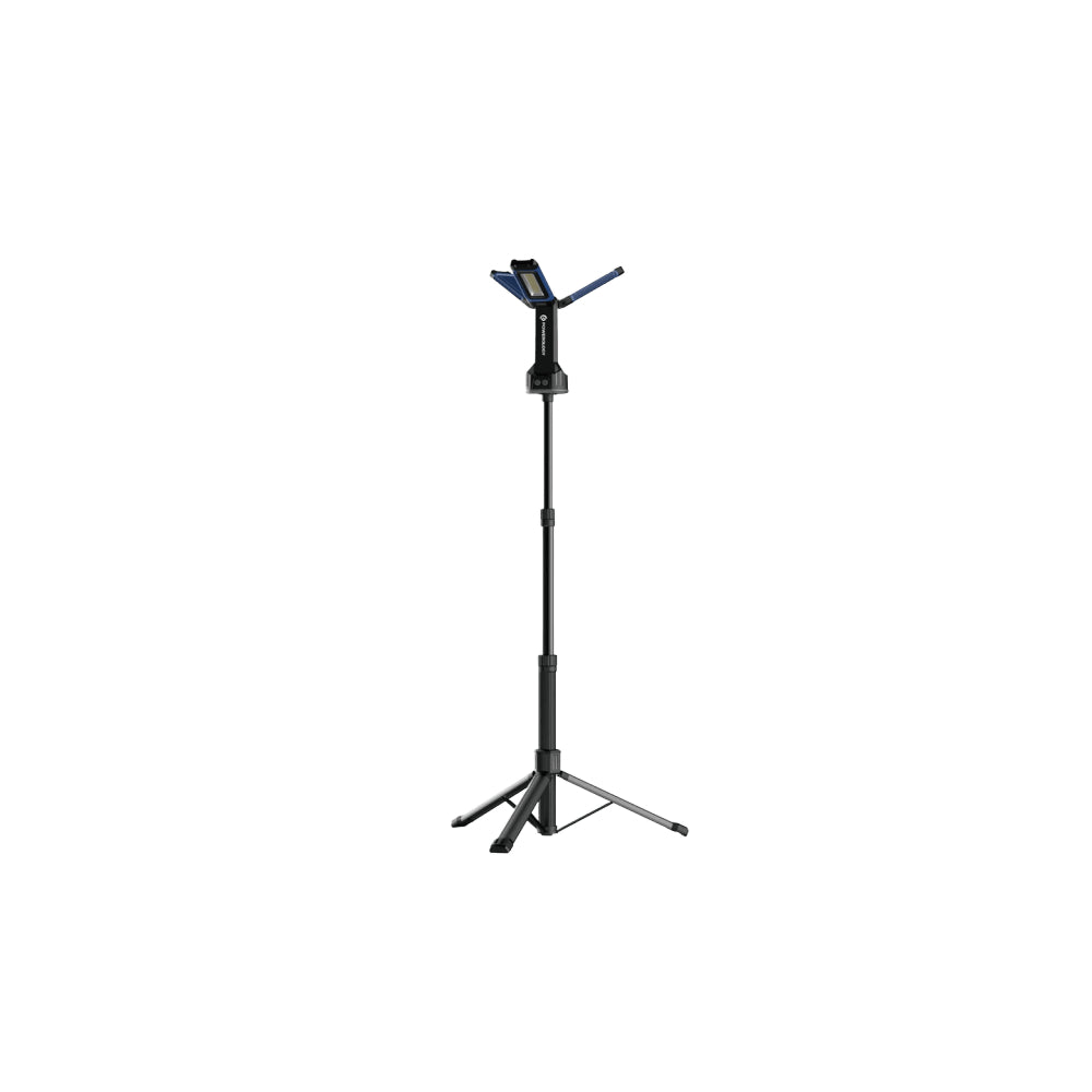 Powerology Camping 4000LM USB-C Foldable Tripod Work-light IPX4, 4000mAh