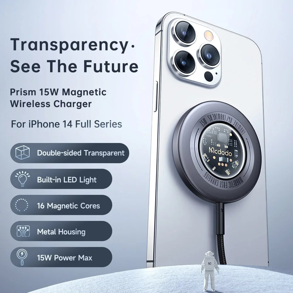 Mcdodo Prism Series Magnetic Fast Wireless Charger